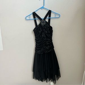 Black Sparkly Kids Costume Dress